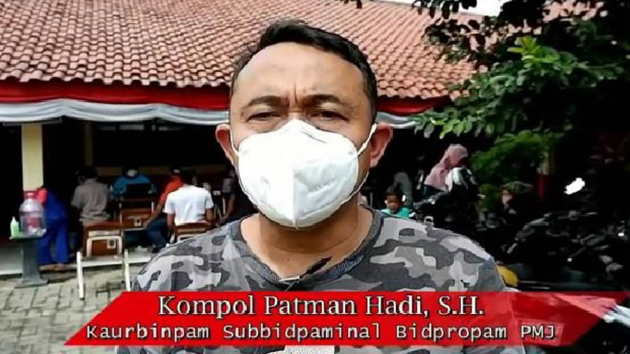 Kompol Patman, inisiator vaksinasi di daerah Sawangan, Depok.