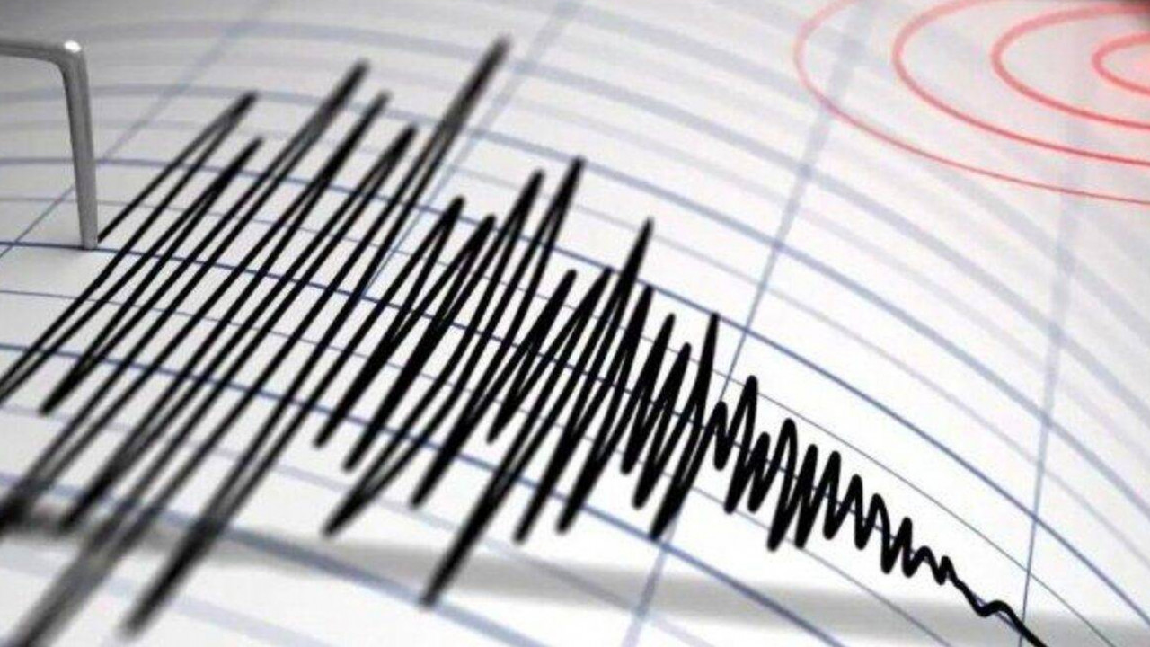 Ilustrasi Seismograph alat penanda gempa