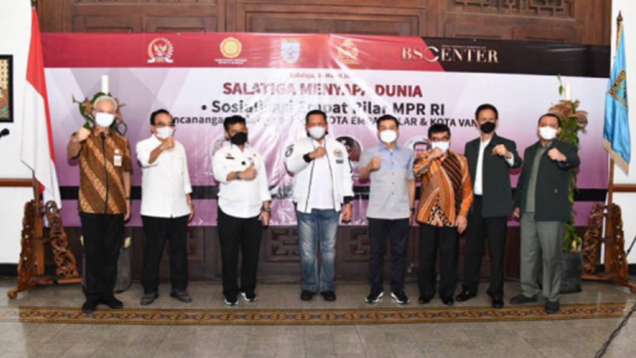 Bambang Soesatyo, Ketua MPR RI canangkan Kota Salatiga sebagai Kota Empat Pilar