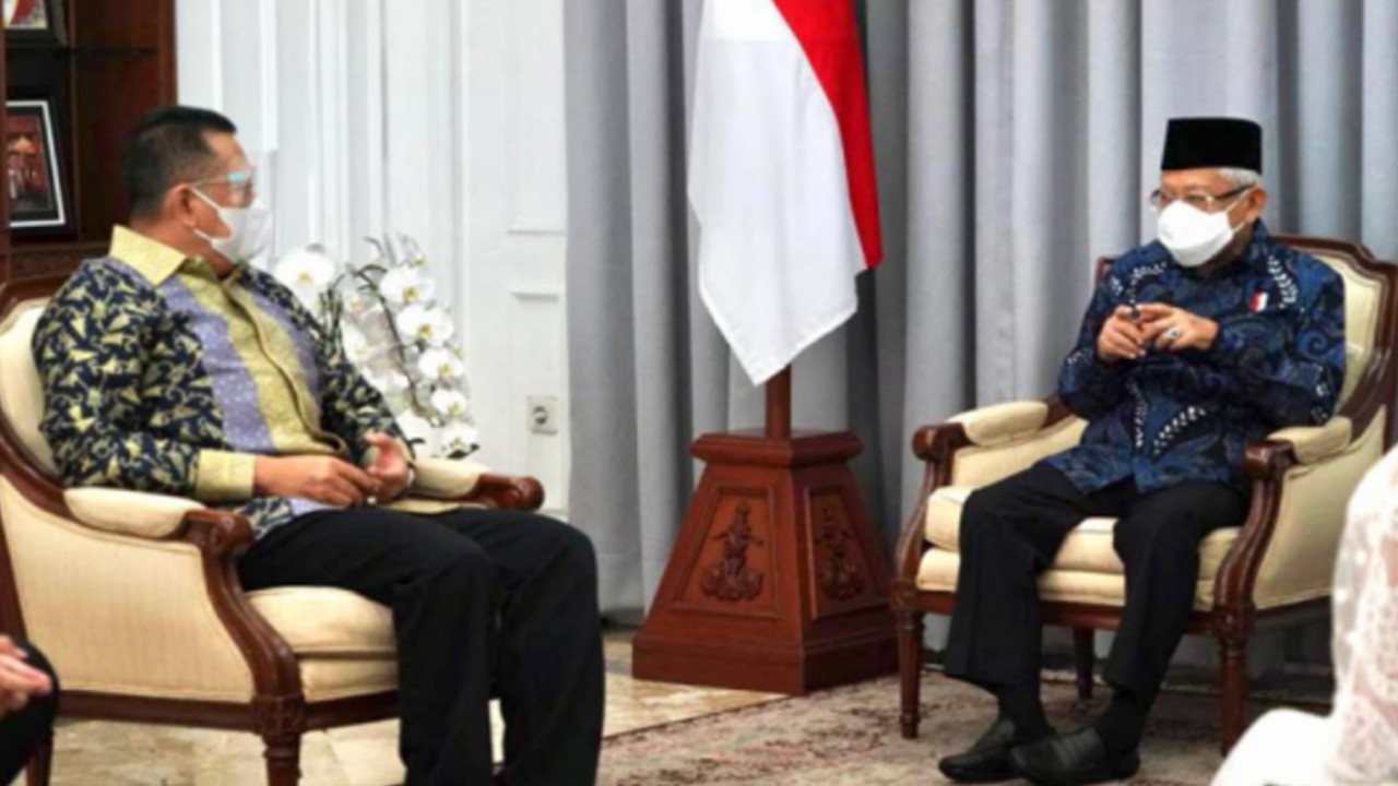 Bambang Soesatyo, Ketua MPR RI bertemu Wapres Ma'ruf Amin