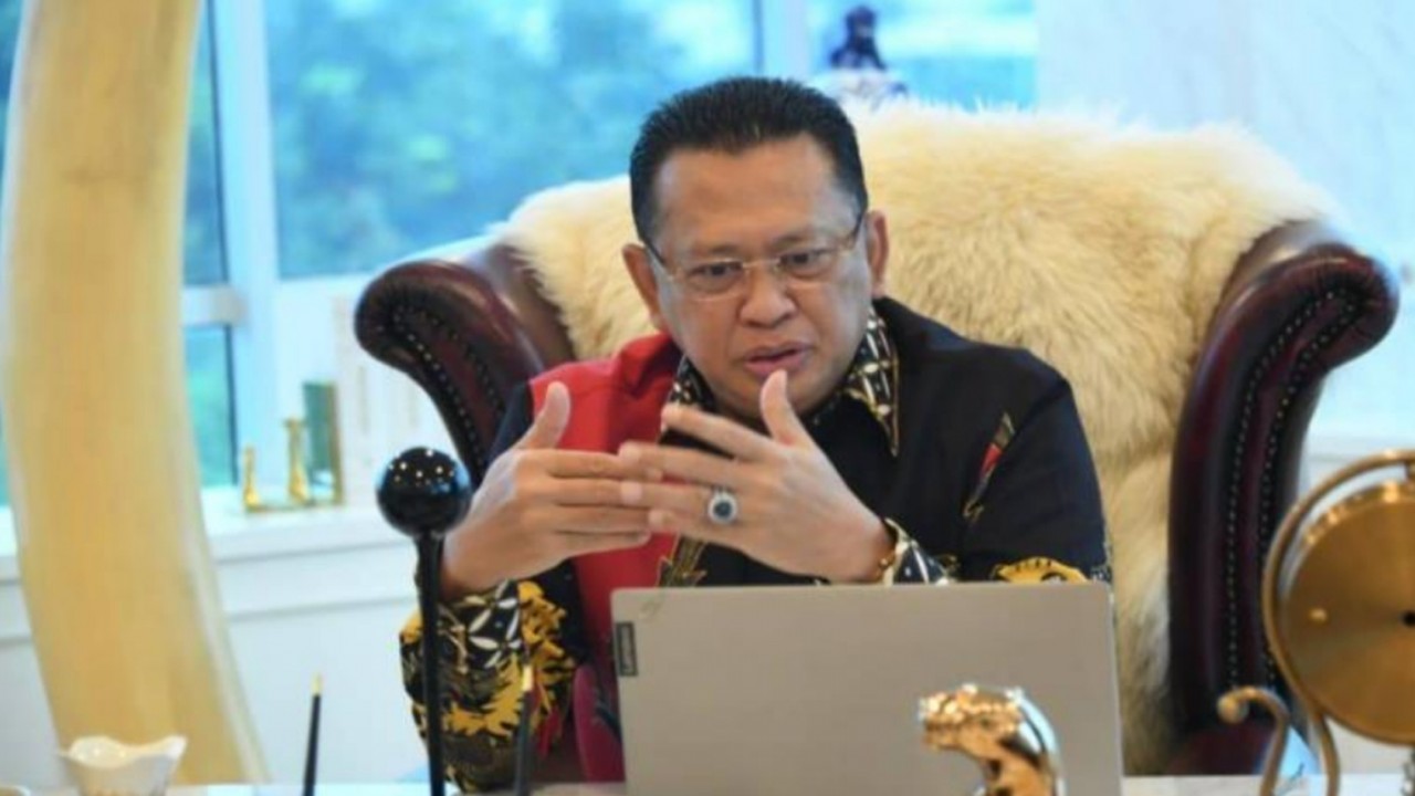 Bambang Soesatyo, Ketua MPR RI, pertanyakan nurani penimbun obat covid.