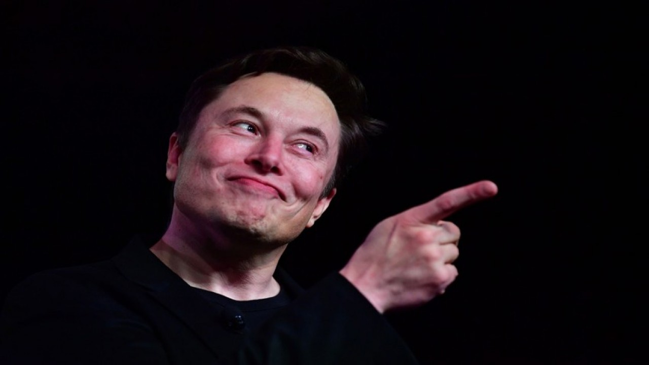 Bos Tesla Inc., Elon Musk. (Net)