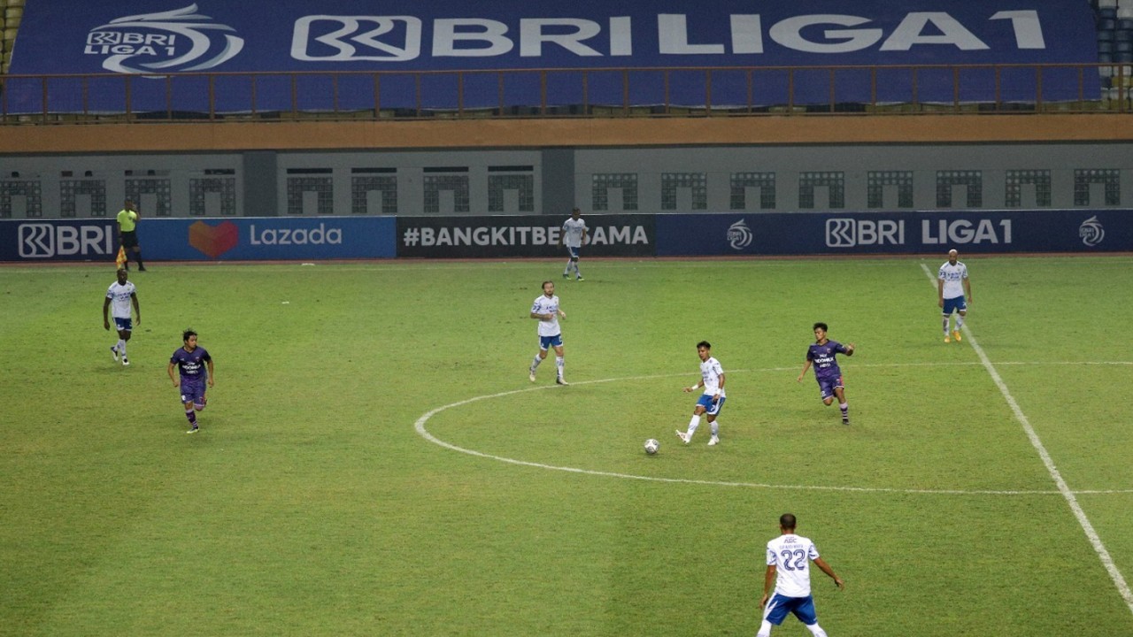 Ilustrasi Pertandingan sepakbola BRI Liga 1