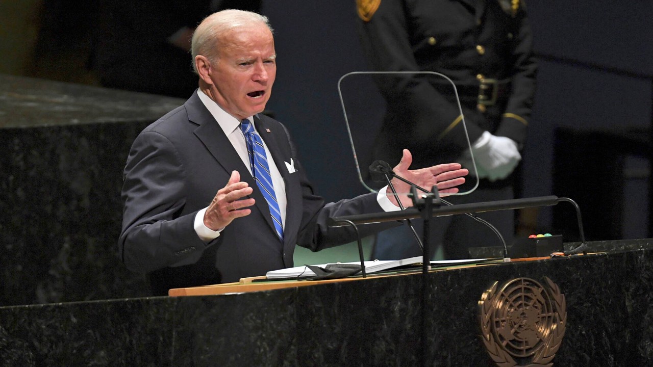 Presiden AS Joe Biden saat berpidato di Sidang Majelis Umum PBB/ist