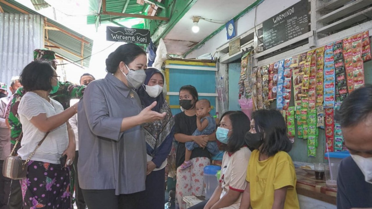 Ketua DPR RI Puan Maharani blusukan ke wilayah Tambora untuk memantau langsung vaksinasi/ist