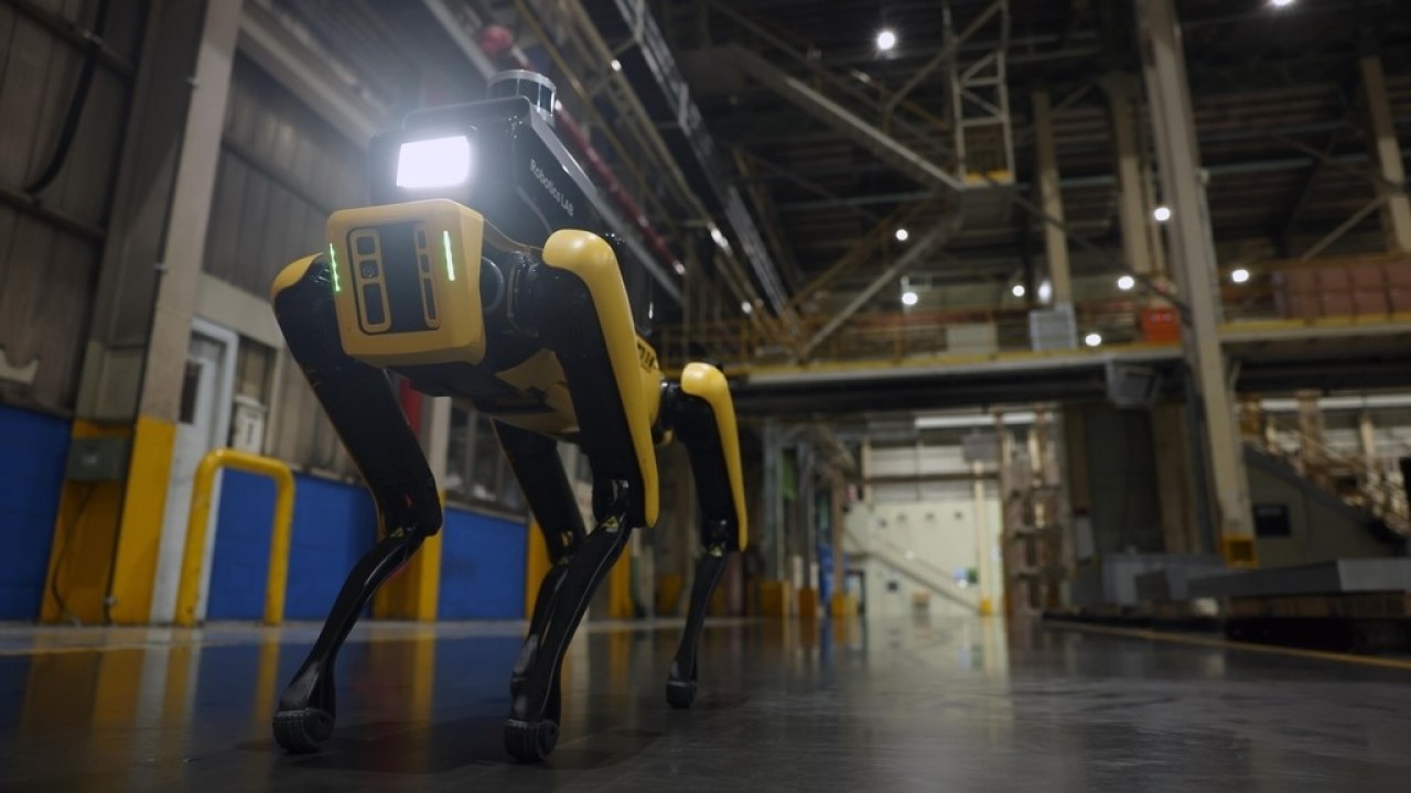 Hyundai Motor gunakan robot Boston Dynamics di pabrik. (Yonhap)