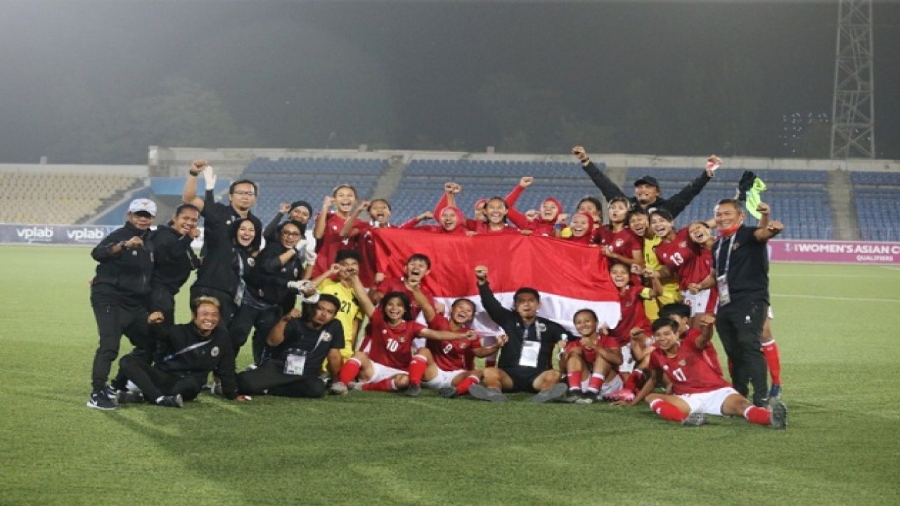 Timnas Wnaita Indonesia Lolos ke Piala Asia 2022