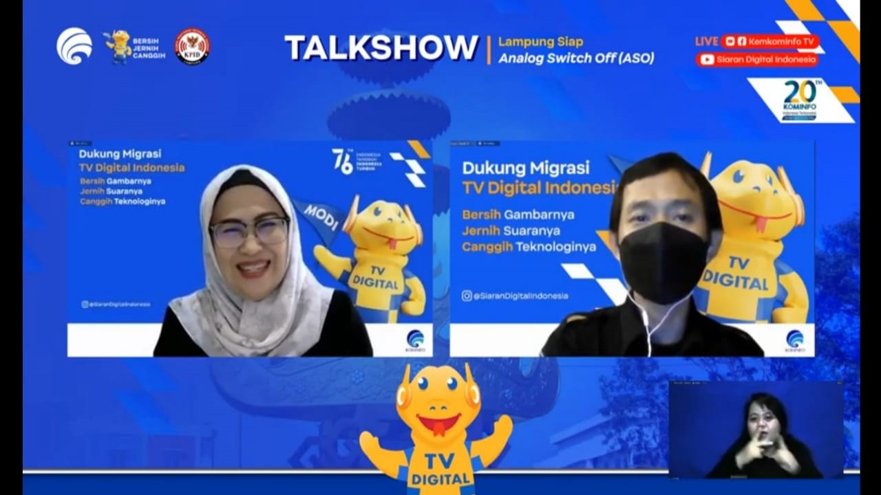 Talkshow Lampung Siap Analog Switch Off (ASO).