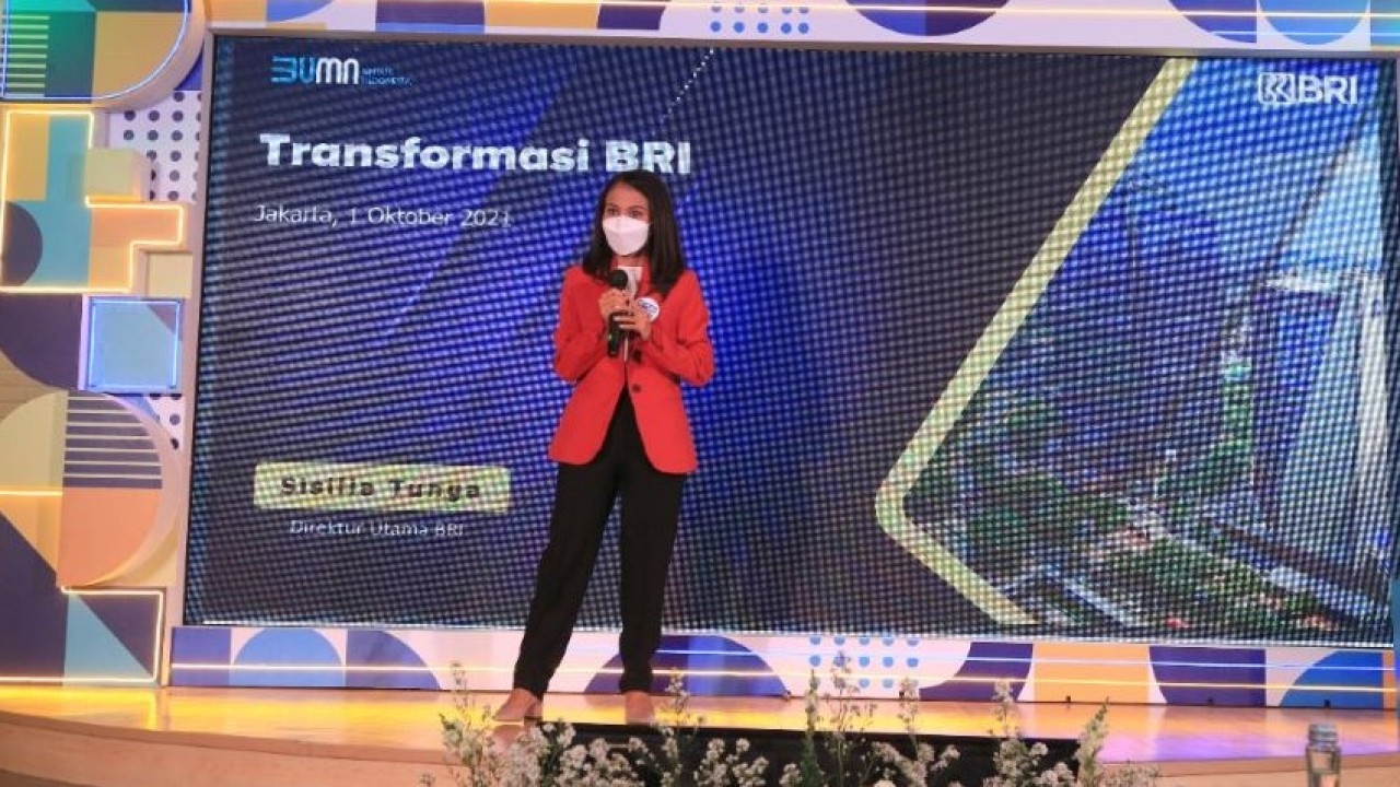 Sisilia terpilih menjadi 'CEO' PT Bank Rakyat Indonesia (Persero) Tbk di ajang 'Girls Take Over'. (Istimewa)