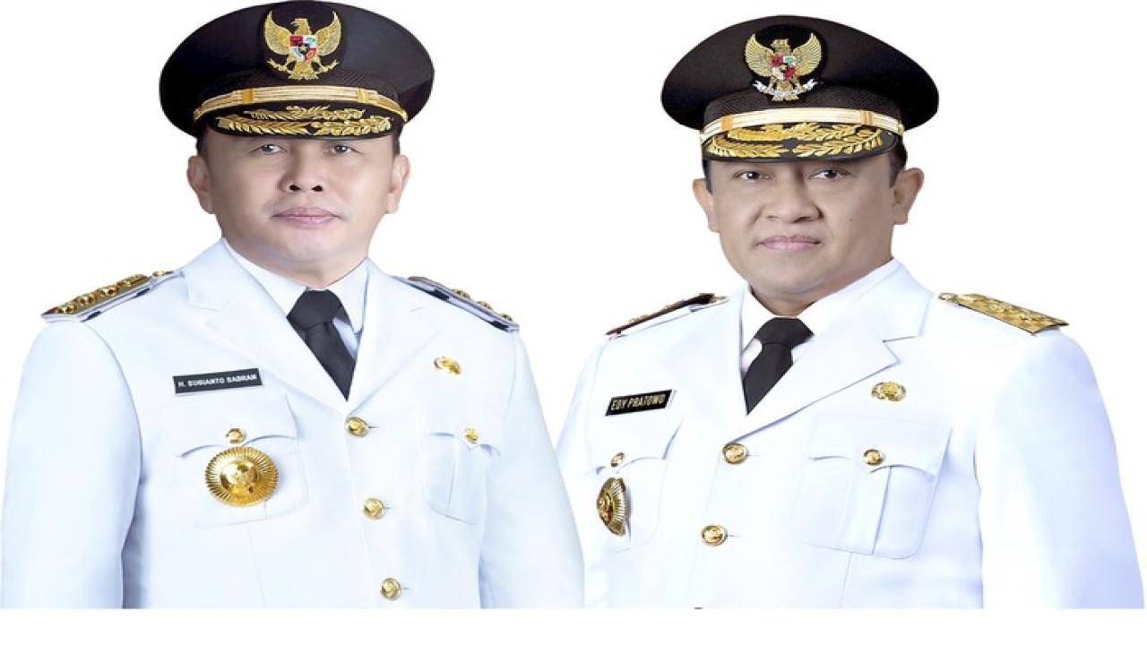 Gubernur Kalteng Sugianto Sabran (kiri) dan Wagub Kalteng Edy Pratowo/ist
