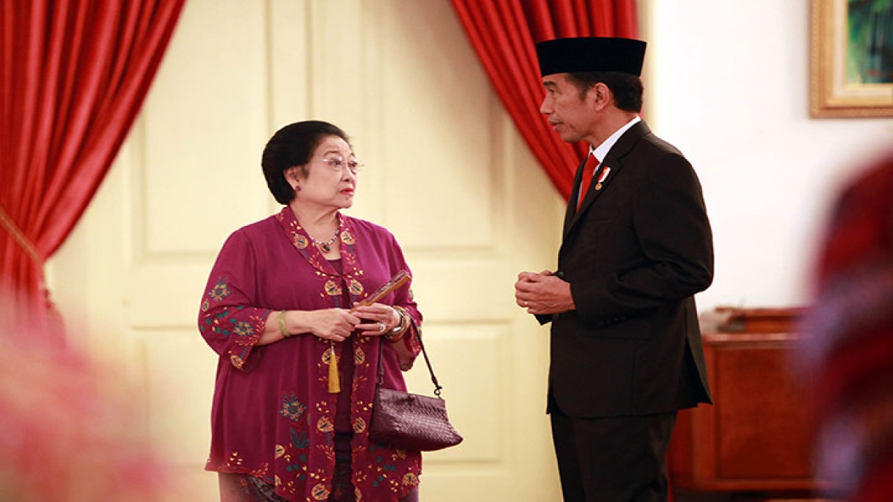 Presiden Jokowi dan Megawati Soekarnoputri. (Net)