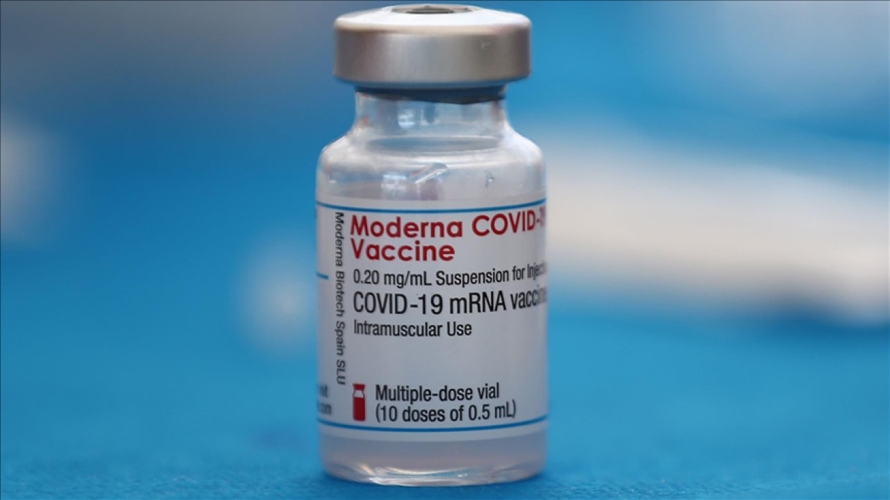 Vaksin Covid-19 Moderna. (Anadolu Agency)