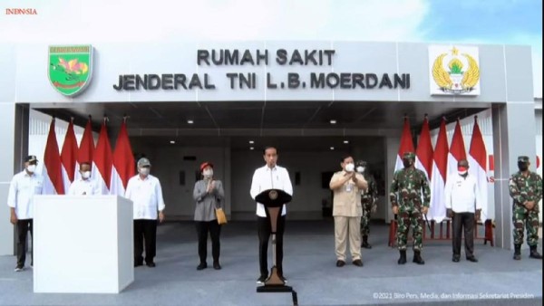 Presiden Joko Widodo (Jokowi) resmikan RS Jenderal LB Moerdani-1633249336