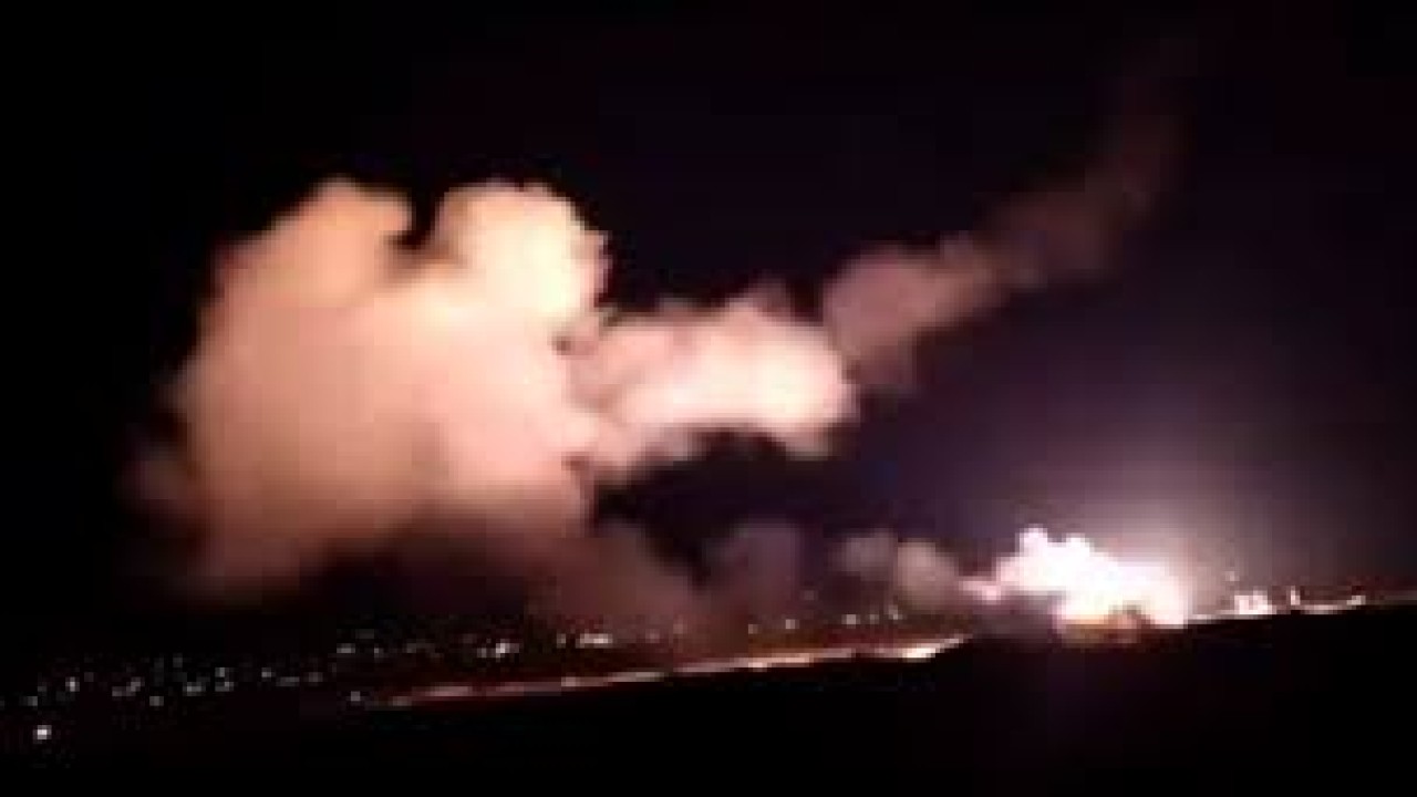 Rudal yang ditembakkan militer Israel meledak di pangkalan udara Suriah/ist