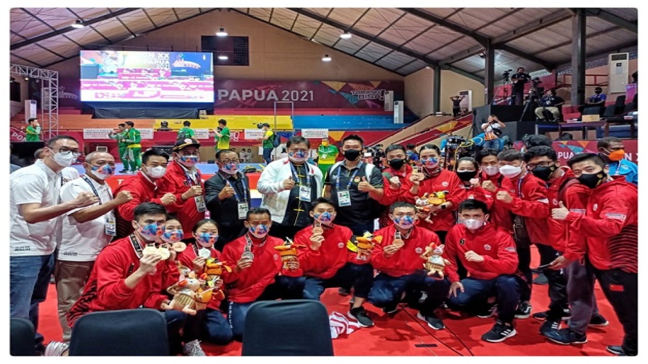 Tim Wushu DKI Jakarta di PON XX Papua