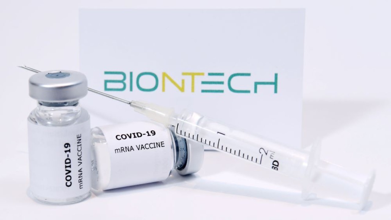 Vaksin Covid-19 BioNTech. (Istimewa)