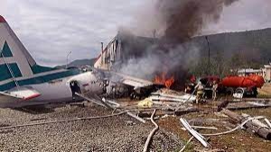 Pesawat kargo Rusia jatuh dan terbakar-1636017081