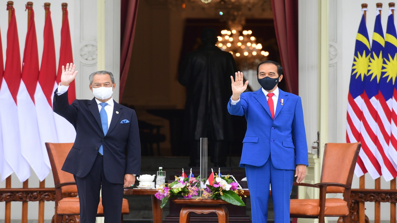 PM Malaysia Y.M Dato’ Sri Ismail Sabri Yaakob (kiri) bertemu dengan Presiden Joko Widodo di Istana Bogor/ist
