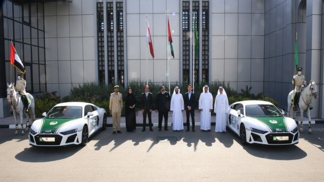 Kepolisian Dubai punya mobil operasional baru. (Twitter @DubaiPoliceHQ)