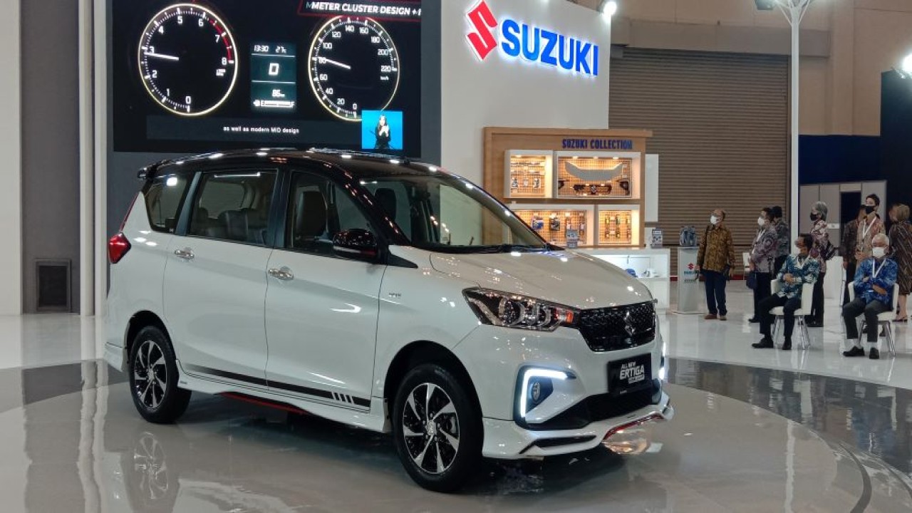 Peluncuran All New Suzuki Ertiga Sport FF di GIIAS 2021. (Adiantoro/NTV)