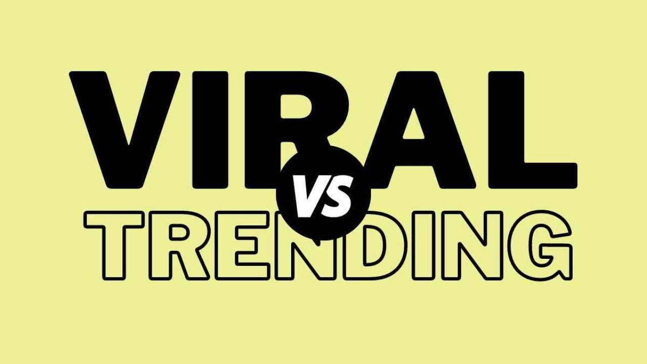 Ilustrasi viral vs trending di media sosial/ist