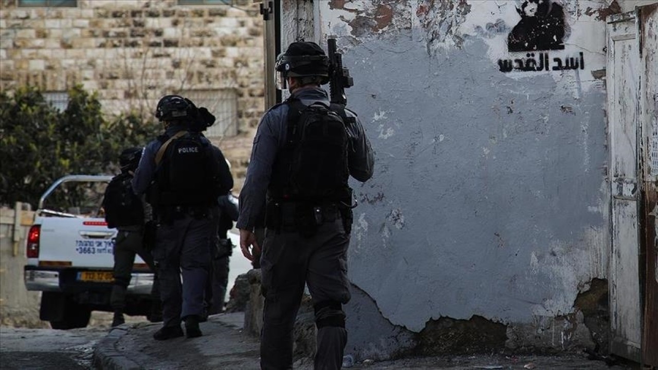 Polisi Israel sering menggunakan cara-cara kekerasan kepada warga Palestina. (Anadolu Agency)