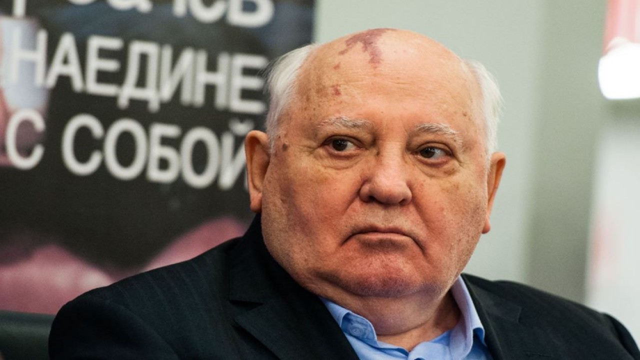 Mantan pemimpin Uni Soviet Mikhail Gorbachev. (The Nation)
