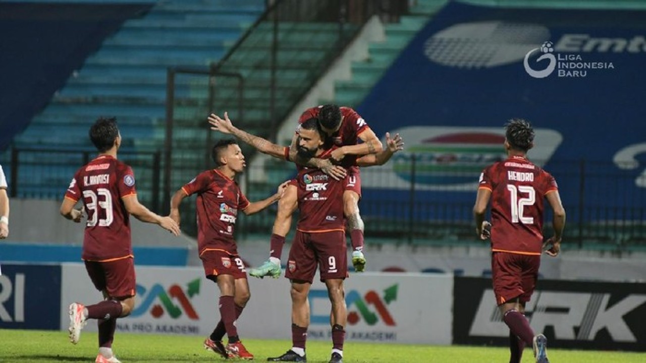 Selebrasi Suad Borneo FC