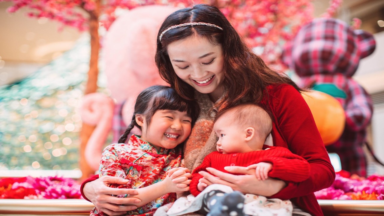 Seorang ibu di China bersama anak-anaknya/ist