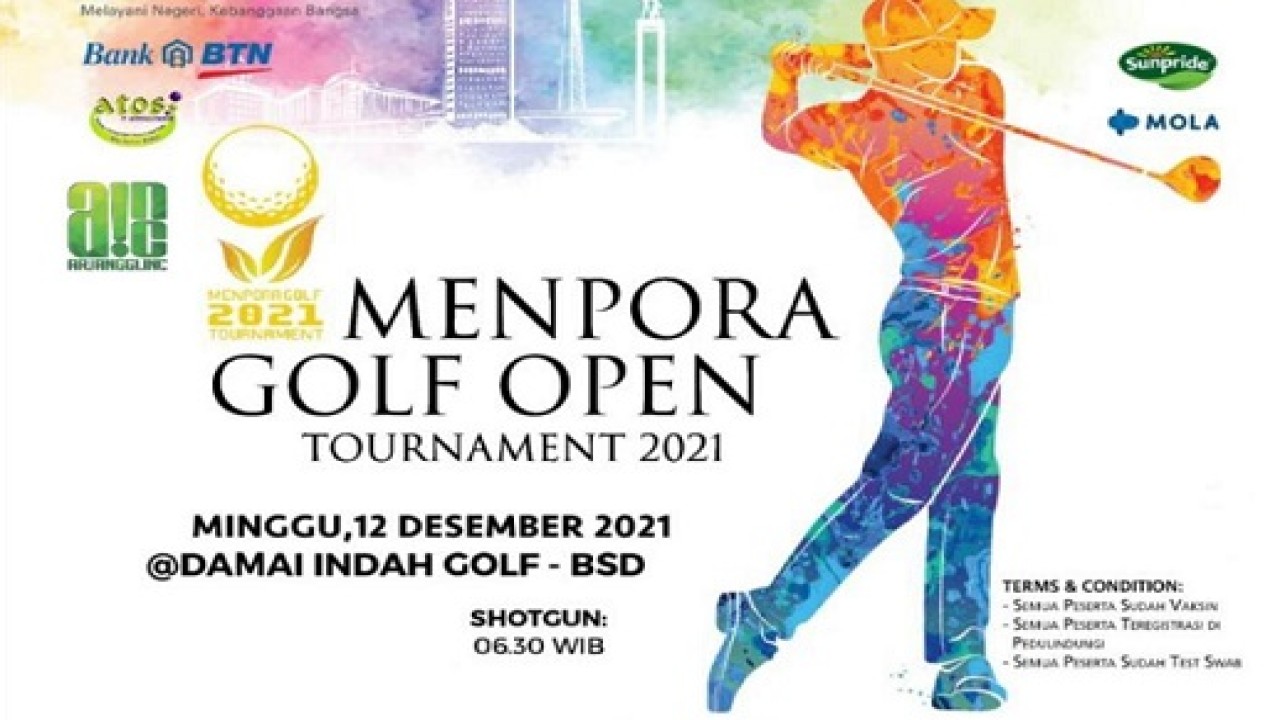 Turnamen Golf Piala Menpora 2021