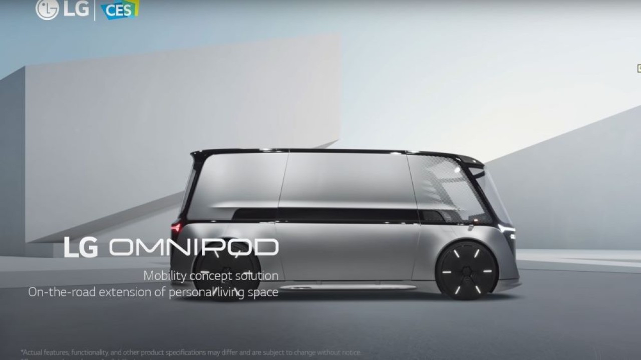 LG memperkenalkan kendaraan konsep masa depan di CES. (Carscoops)