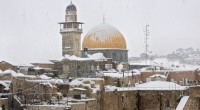 Kubah Masjid Al-Aqsa diselimuti salju-1643456097