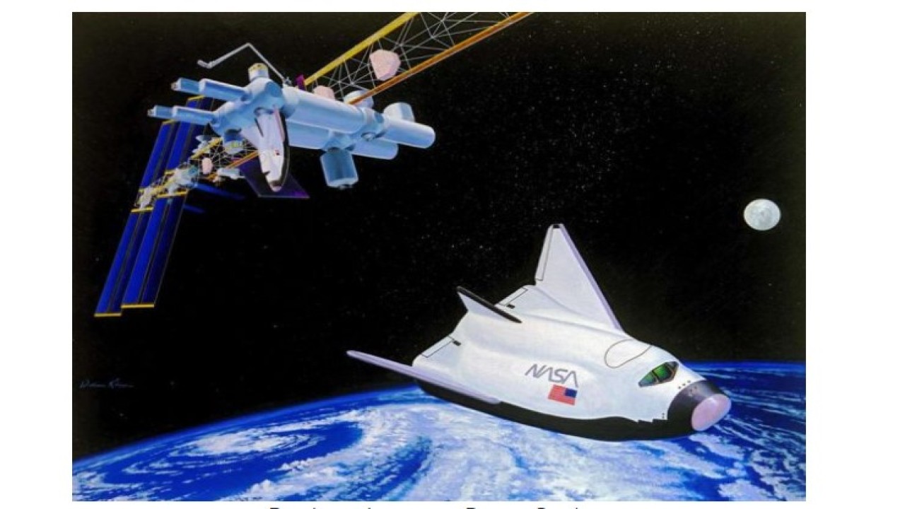 NASA baru saja mengungkapkan Dream Chaser. (Net)