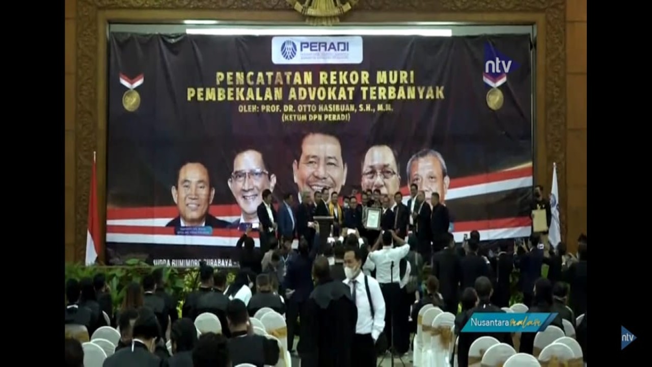 Pembekalan 1.500 advokat Peradi.