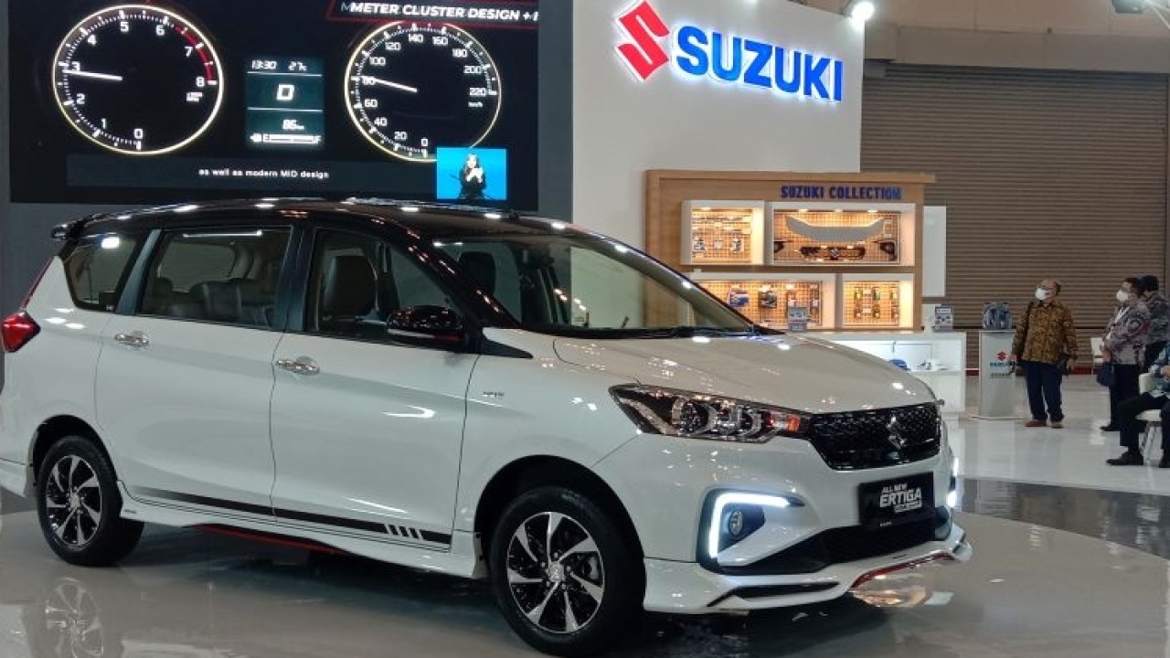 All New Suzuki Ertiga Sport FF resmi diluncurkan di GIIAS 2021. (Adiantoro/NTV)