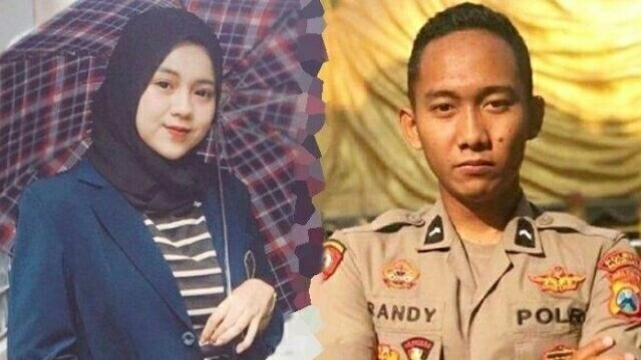 Bripda Randy Bagus dan mantan kekasihnya.