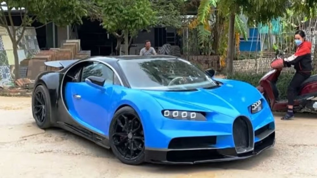 Replika hypercar Bugatti Chiron. (Drive)