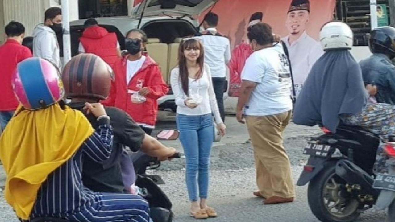 Fatimah dalam kegiatan PSI Banjarmasin. (Instagram)