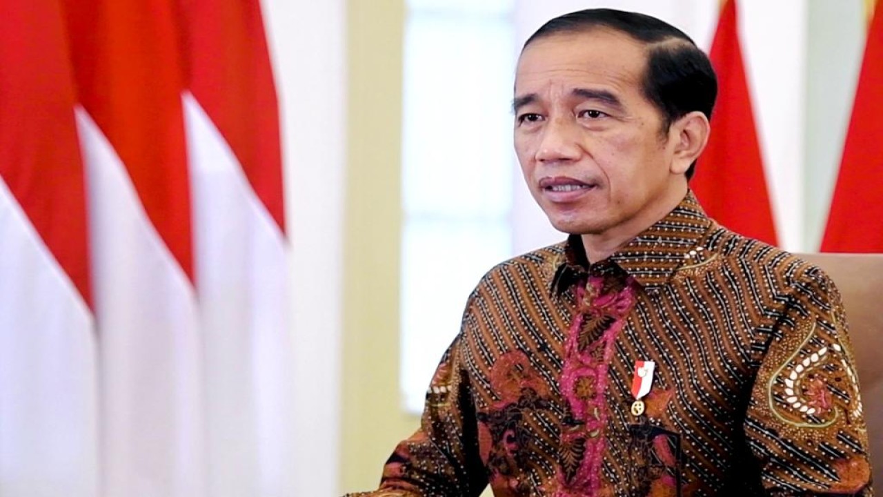 Presiden Jokowi ucapkan selamat Tahun Baru Imlek. (BPMI Setpres)