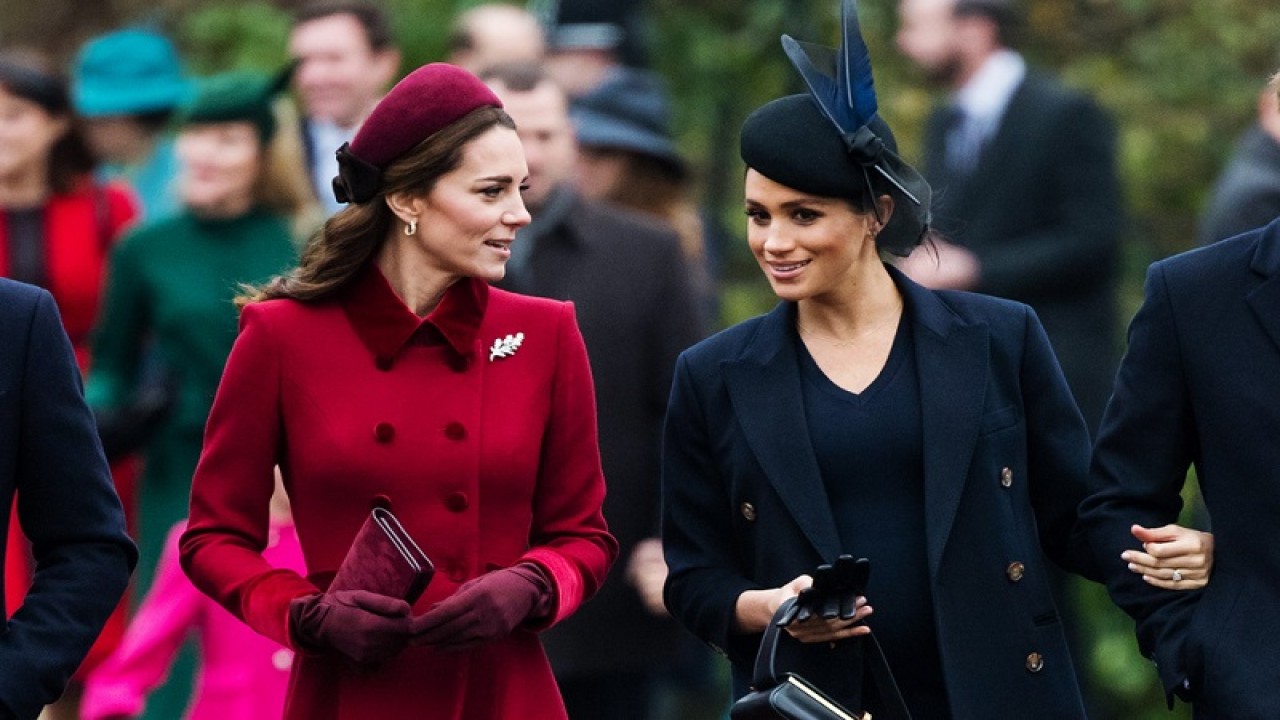 Kate Middleton dan Meghan Markle. (Net)