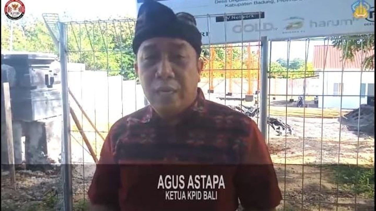 Ketua KPID Bali I Gede Agus Astapa saat menyambangi Stasiun NusantaraTV di Bali/ist