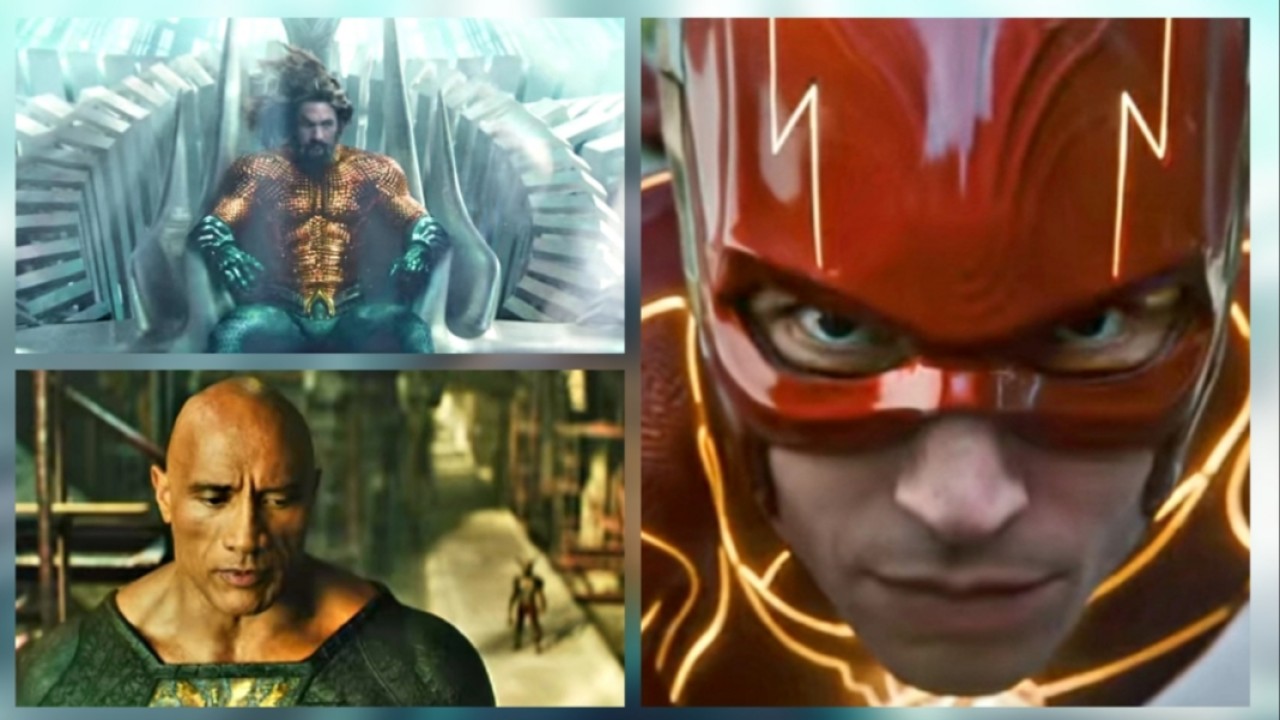 Kolase film Aquaman and the Lost Kingdom, Black Adam, The Flash. (net)