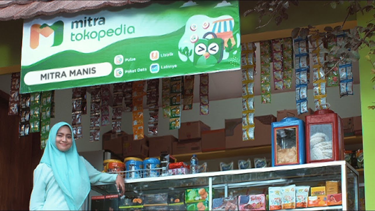 Warung Mitra Tokopedia yang menyediakan layanan membayar SPP pendidikan/ist