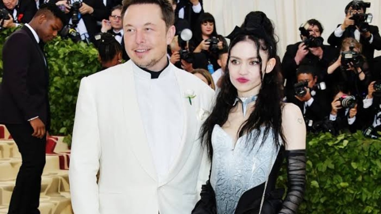 Elon Musk dan Grimes/net