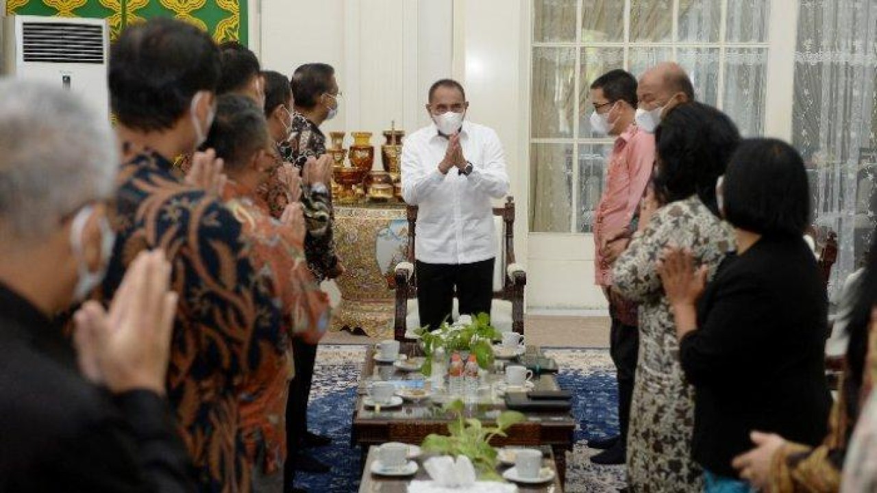 Gubsu Edy Rahmayadi bertemu dengan  Asosiasi Pastoral Indonesia Sumatera Utara (Sumut)./ist