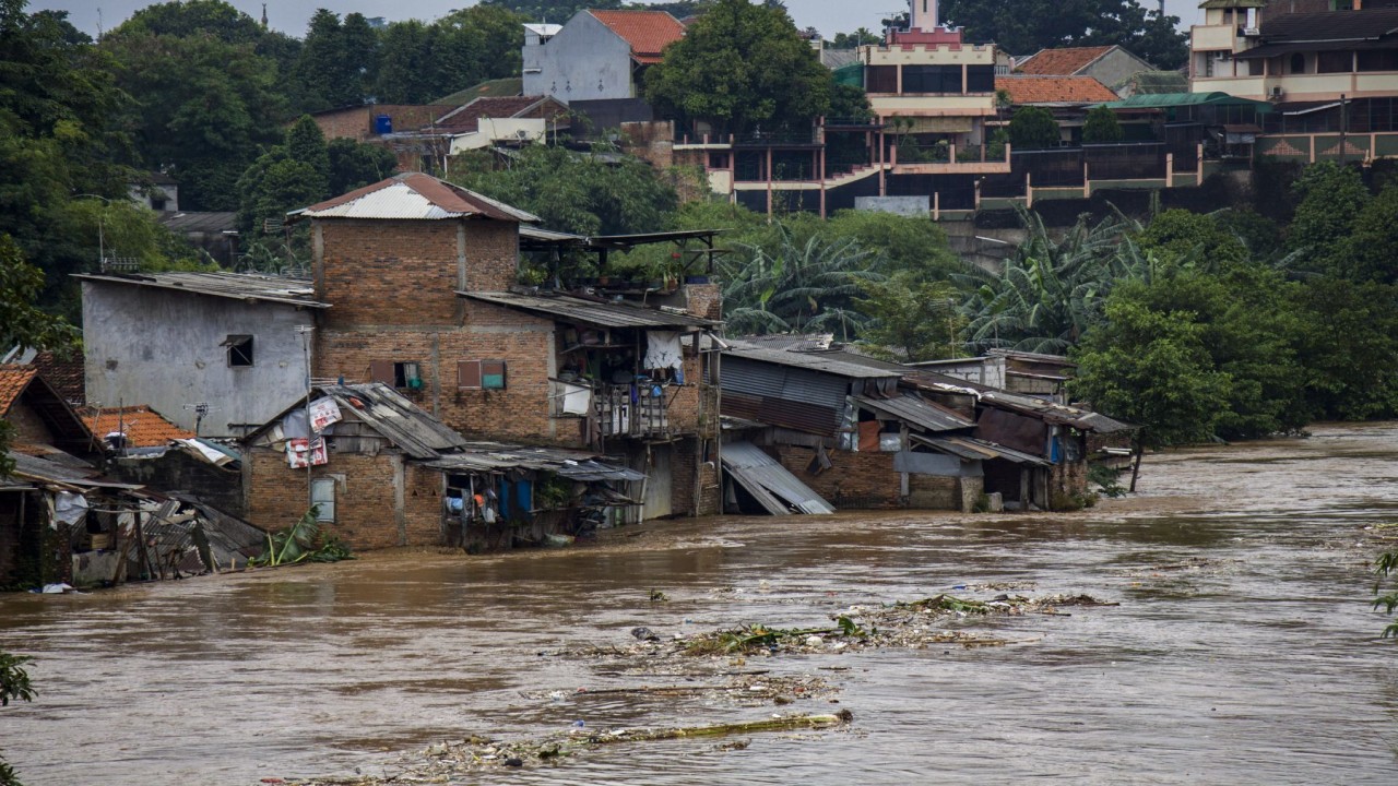 Ilustrasi banjir di Kabupaten Banjar/ist