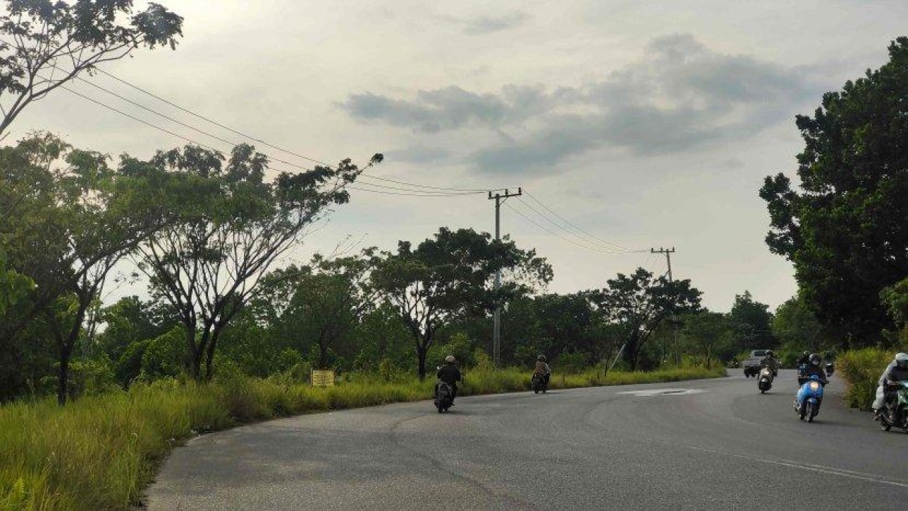 Jalan tikungan Rossi di Banjarbaru, Kalsel/ist