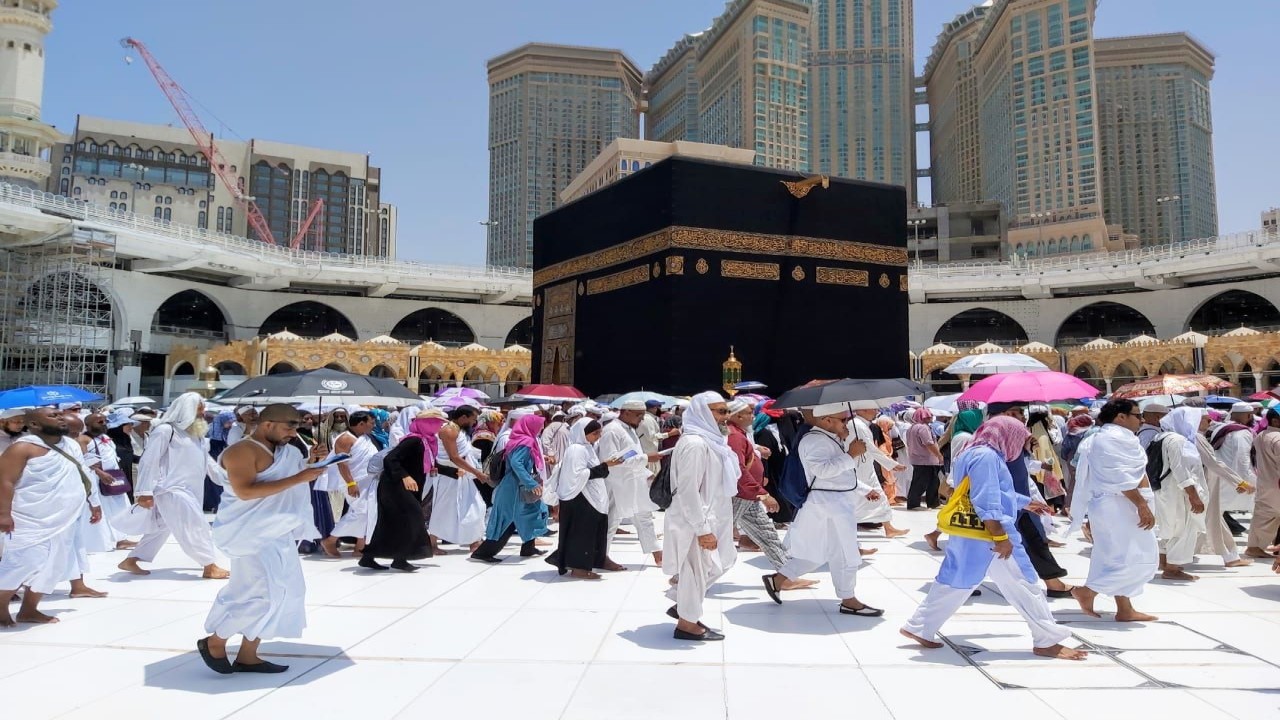 Jemaah haji asal Indonesia sedang menunaikan ibadah di  Makkah/ist