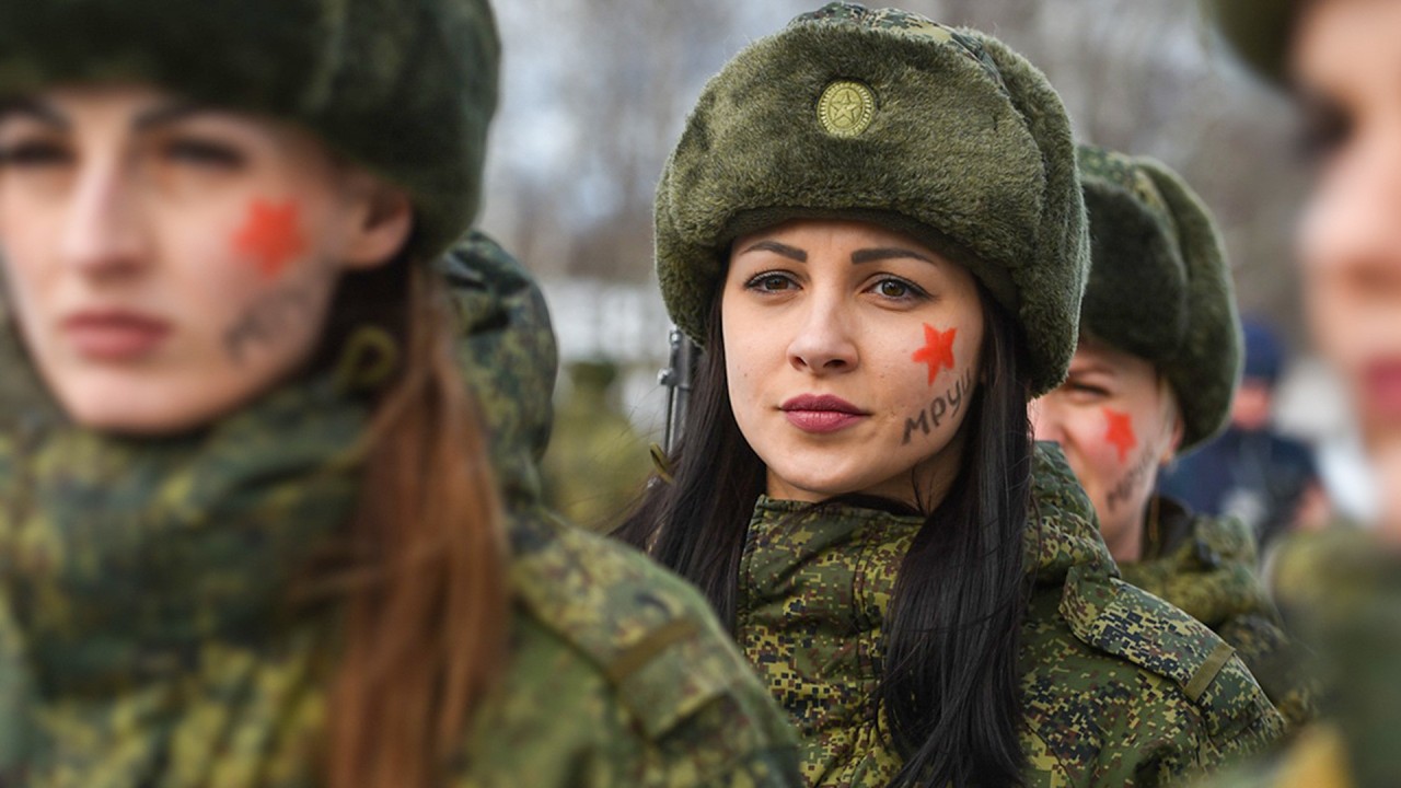 Kecantikan prajurit perempuan Rusia/ist