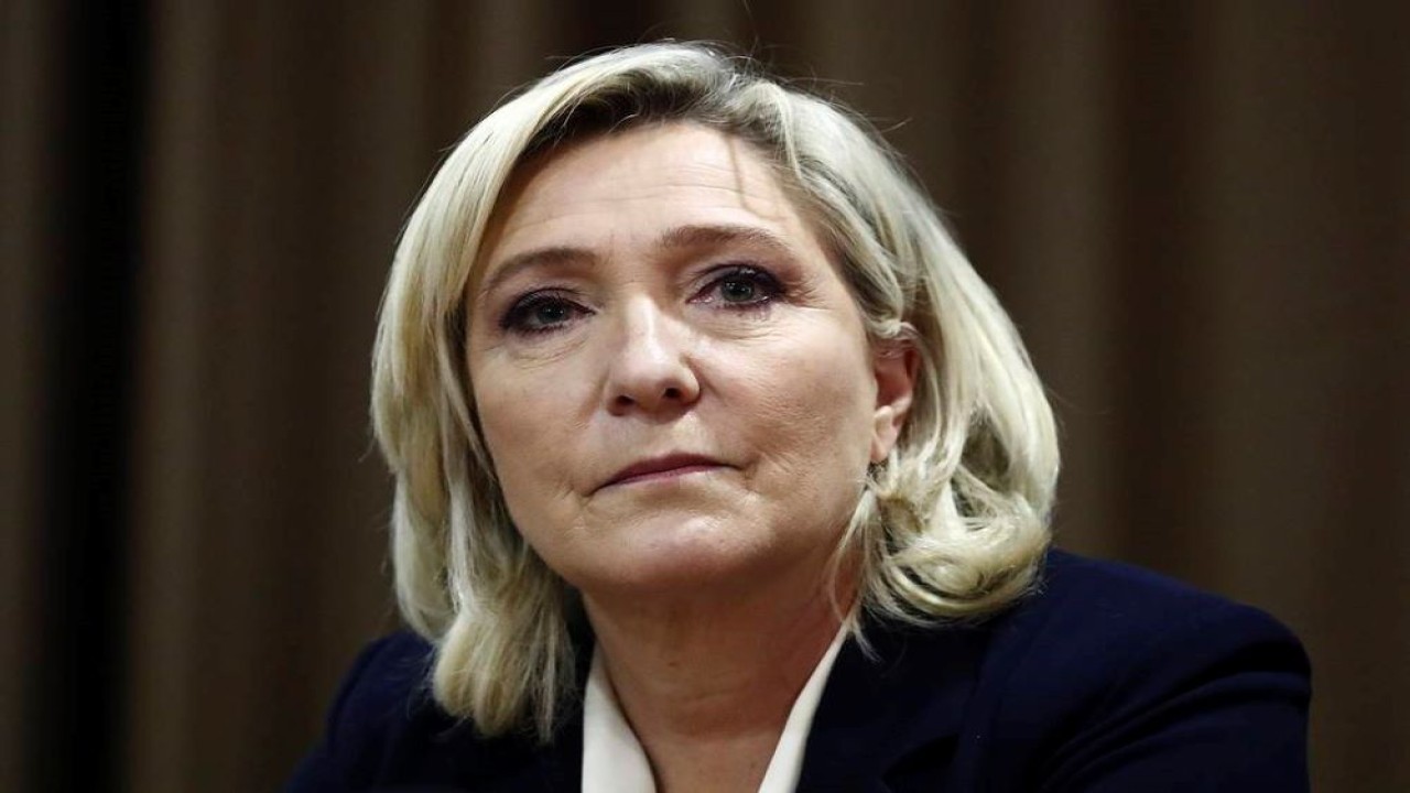 Anggota parlemen dan kandidat Presiden Prancis Marine Le Pen. (Guillaume Horcajuelo/EPA-EFE)